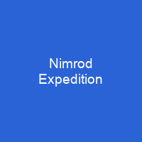 Nimrod Expedition