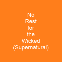 No Rest for the Wicked (Supernatural)