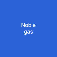 Noble gas