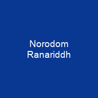 Norodom Ranariddh