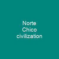 Norte Chico civilization