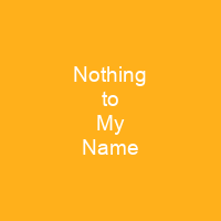 Nothing to My Name