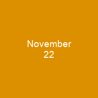 November 22