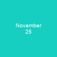 November 25