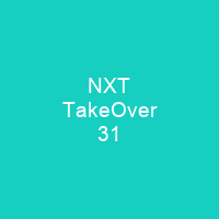 NXT TakeOver 31