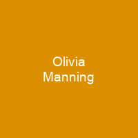 Olivia Manning