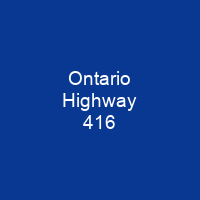 Ontario Highway 416