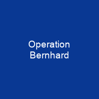 Operation Bernhard