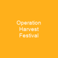Operation Harvest Festival