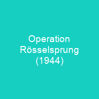 Operation Rösselsprung (1944)