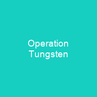 Operation Tungsten