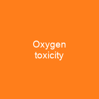 Oxygen toxicity