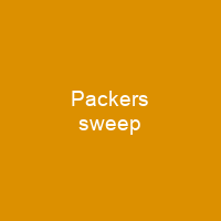Packers sweep