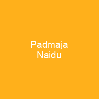 Padmaja Naidu