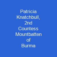 Patricia Knatchbull, 2nd Countess Mountbatten of Burma
