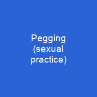 Pegging (sexual practice)