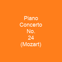 Piano Concerto No. 24 (Mozart)
