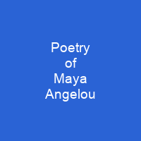 Poetry of Maya Angelou
