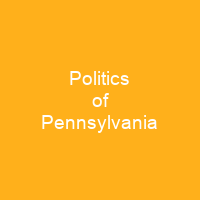 Politics of Pennsylvania