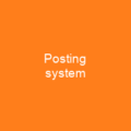 Posting system