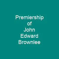 Premiership of John Edward Brownlee