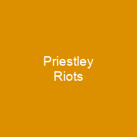 Priestley Riots