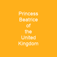 Princess Beatrice of the United Kingdom