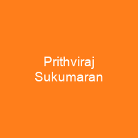 Prithviraj Sukumaran