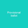 Provisional ballot