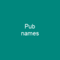 Pub names