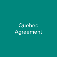 Quebec Agreement