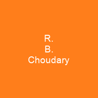 R. B. Choudary