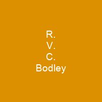 R. V. C. Bodley