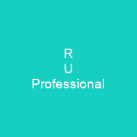 R U Professional