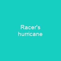 Racer's hurricane