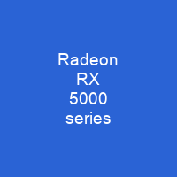 Radeon RX 5000 series