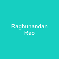 Raghunandan Rao