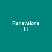 Ranavalona III