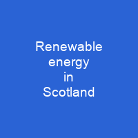 Renewable energy in Scotland
