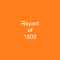 Report of 1800
