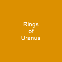 Rings of Uranus