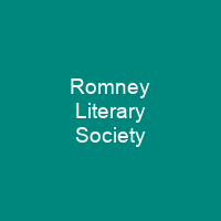 Romney Literary Society