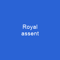 Royal assent