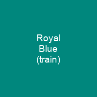 Royal Blue (train)