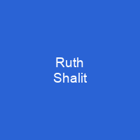 Ruth Shalit