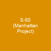 S-50 (Manhattan Project)