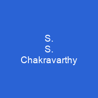 S. S. Chakravarthy