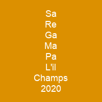 Sa Re Ga Ma Pa L'il Champs 2020