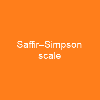 Saffir–Simpson scale