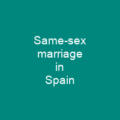 Same-sex marriage in Spain